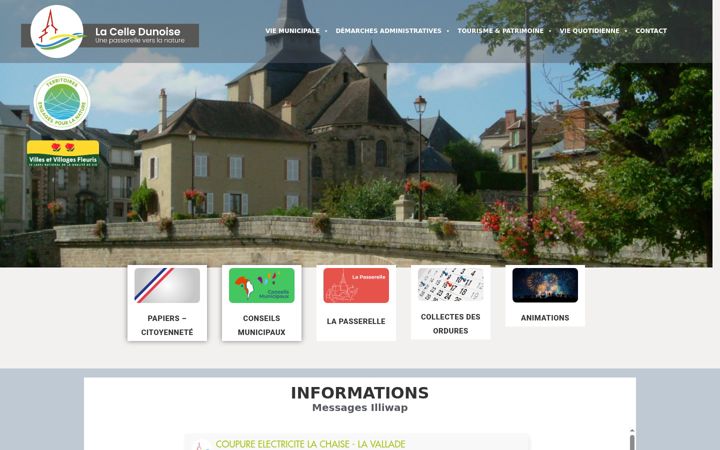 Screenshot of lacelledunoise.fr