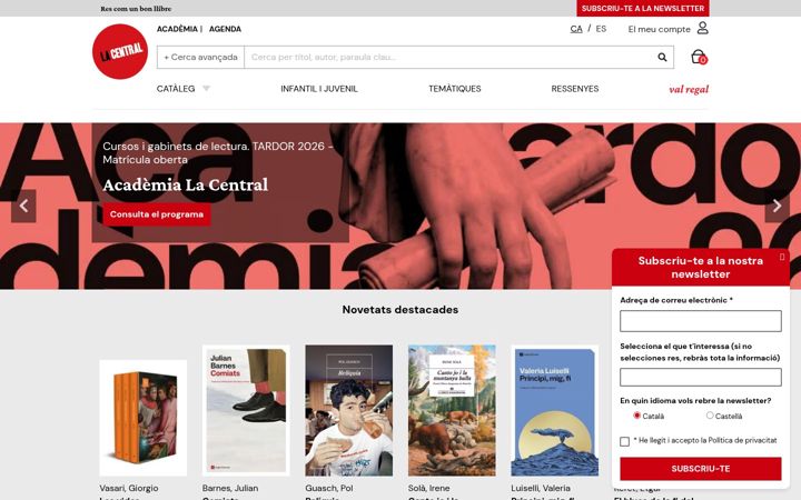 Screenshot of lacentral.com