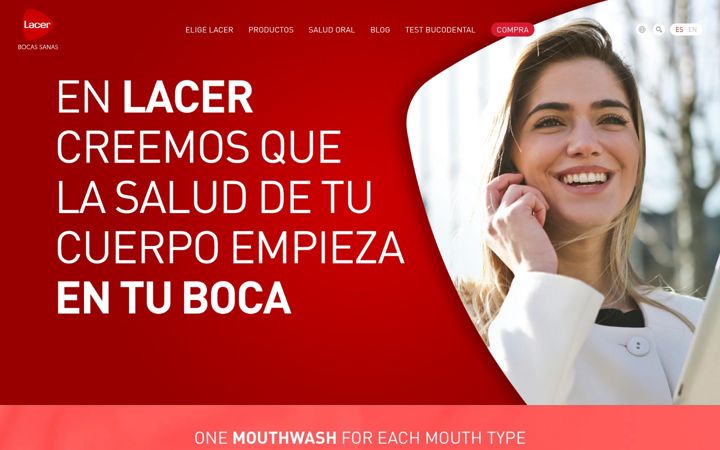 Screenshot of laceroralhealth.com