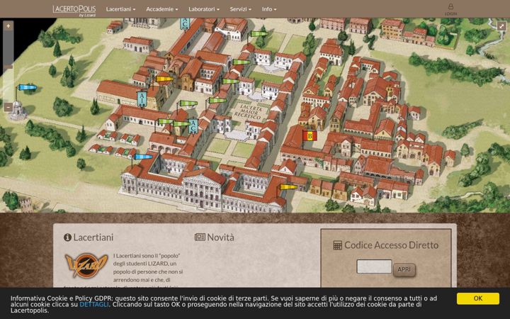 Screenshot of lacertopolis.net