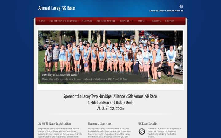Screenshot of lacey5k.com