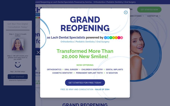 Screenshot of lach-ortho.com