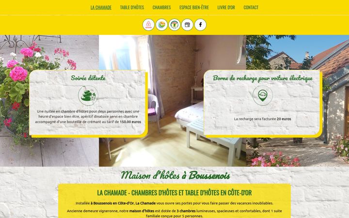 Screenshot of lachamade-21.fr