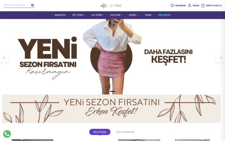 Screenshot of lachancebutik.com