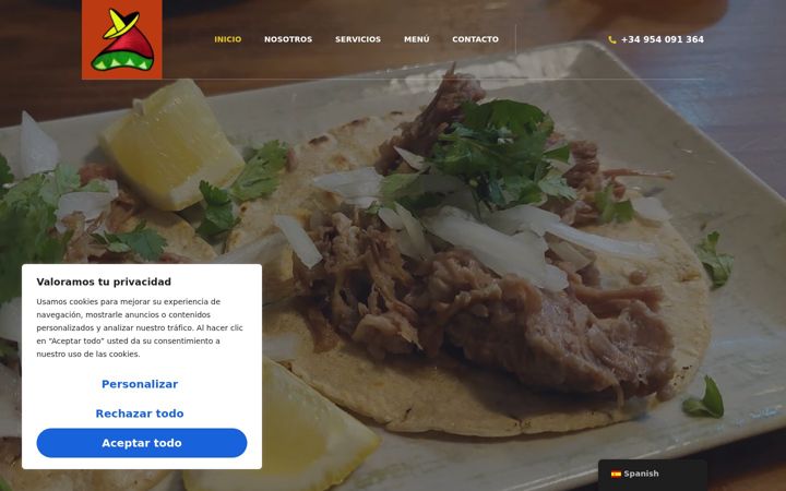 Screenshot of lachaparrita.es
