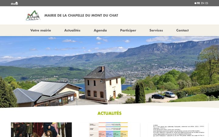 Screenshot of lachapelledumontduchat.fr