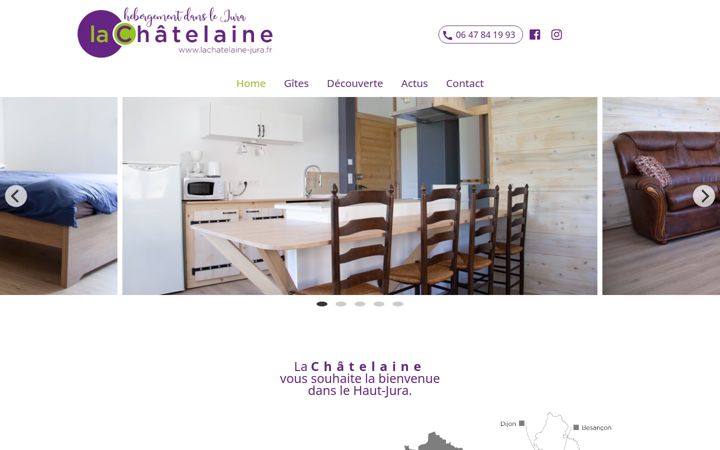 Screenshot of lachatelaine-jura.fr