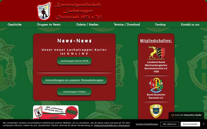 Screenshot of lachatrapper.de