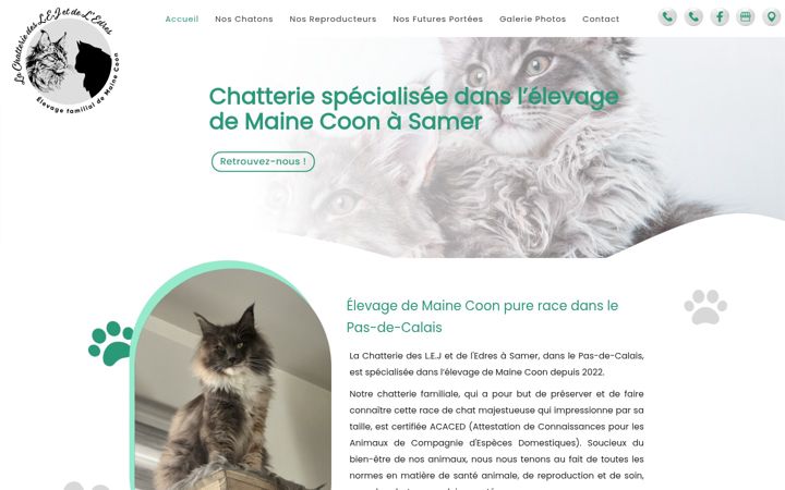 Screenshot of lachatteriedeslejetdeledres.fr