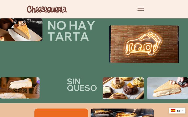 Screenshot of lacheesequeria.com