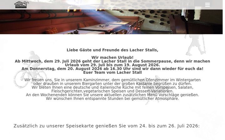 Screenshot of lacherstall.de