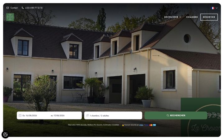 Screenshot of lachevannaise.com