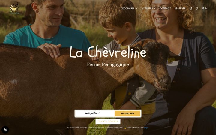 Screenshot of lachevreline.fr