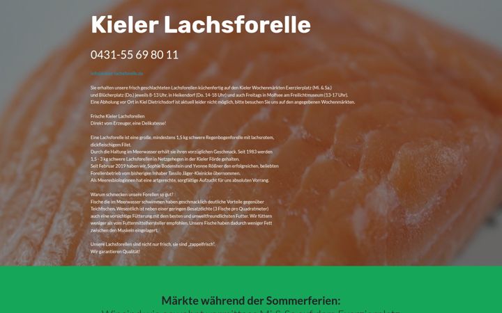 Screenshot of lachforelle.de