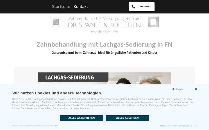 Screenshot of lachgassedierung-zahnarzt-friedrichshafen.de