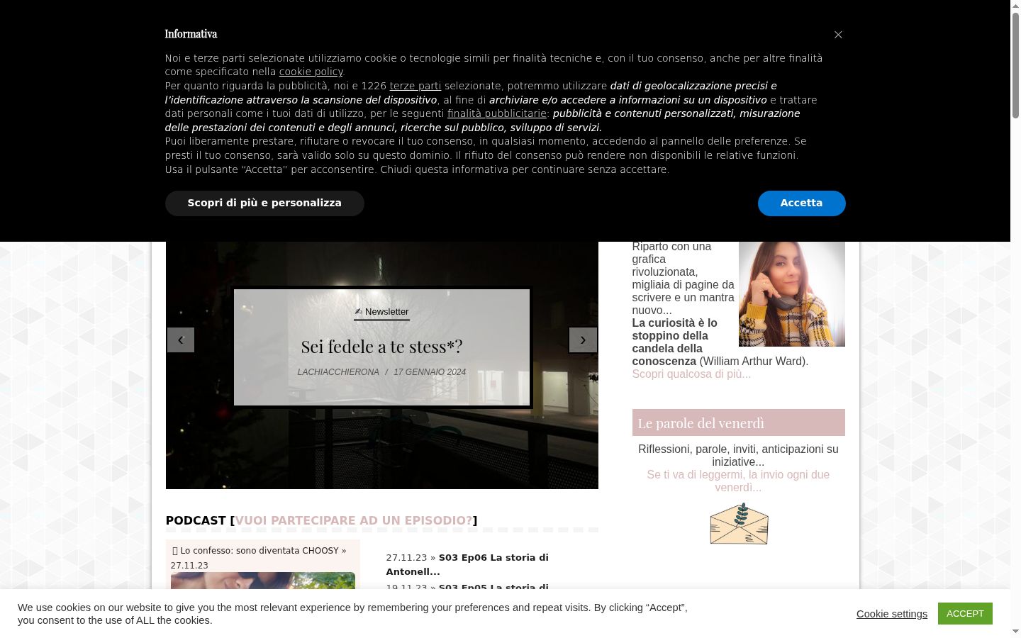 Képernyőkép a bármilyen interakció előtt megjelenő hozzájárulási bannerről