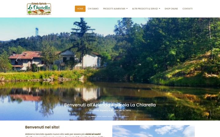 Screenshot of lachiarella.it