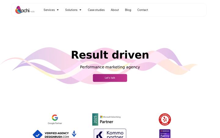 Screenshot of lachimedia.com