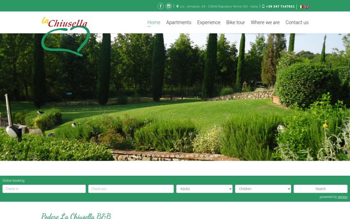 Screenshot of lachiusella.it