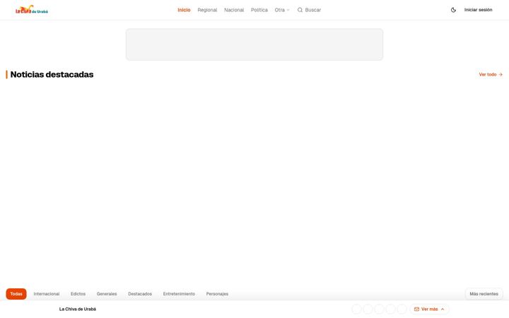 Screenshot of lachivadeuraba.com