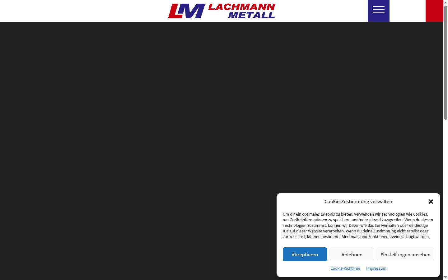 Screenshot tal-banner tal-kunsens muri qabel kwalunkwe interazzjoni