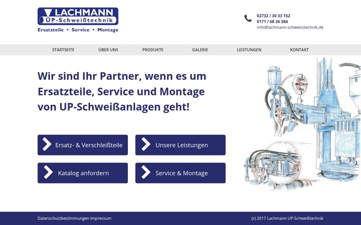 Screenshot of lachmann-schweisstechnik.de