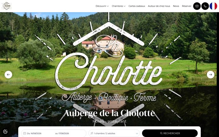 Screenshot of lacholotte.com