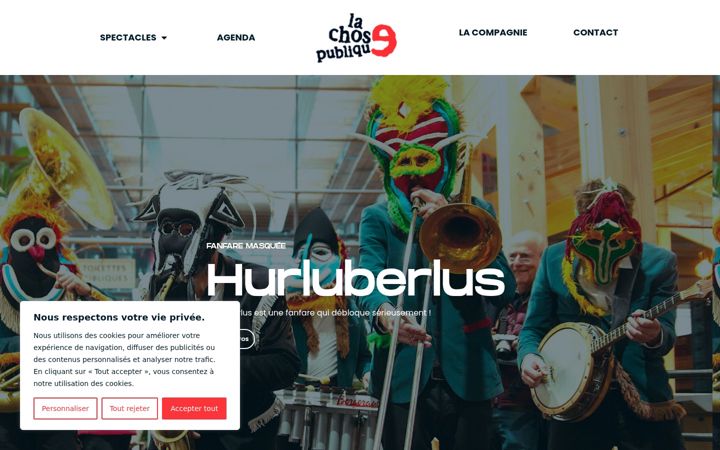 Screenshot of lachosepublique.com