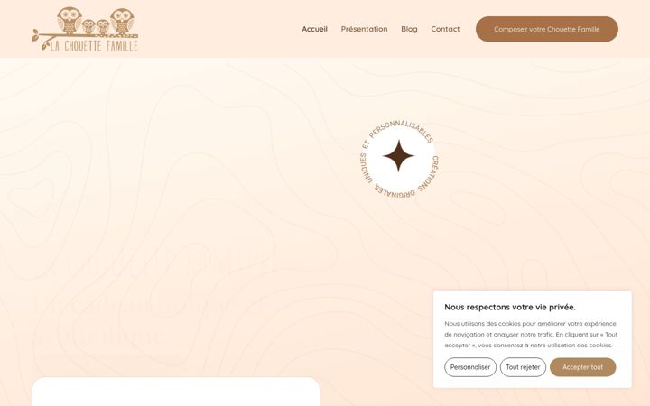 Screenshot of lachouettefamille.fr