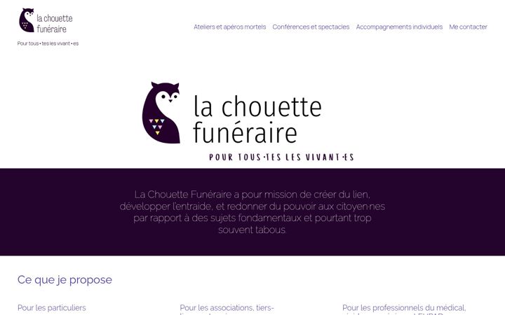 Screenshot of lachouettefuneraire.fr