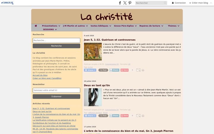 Screenshot of lachristite.eu