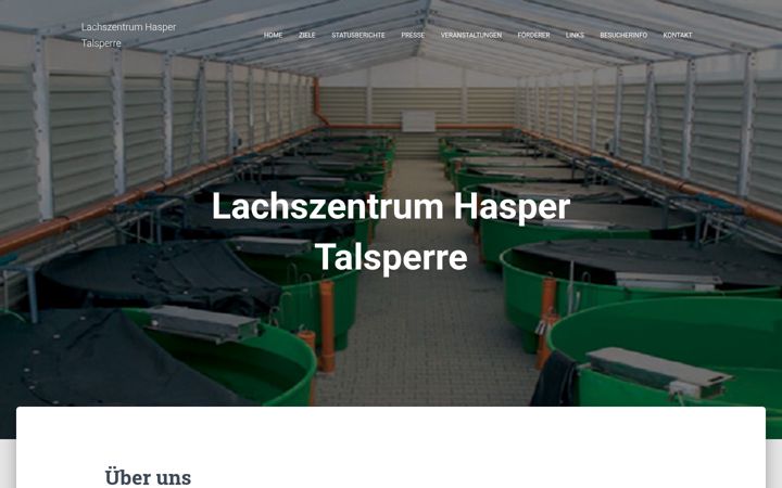 Screenshot of lachszentrum.eu