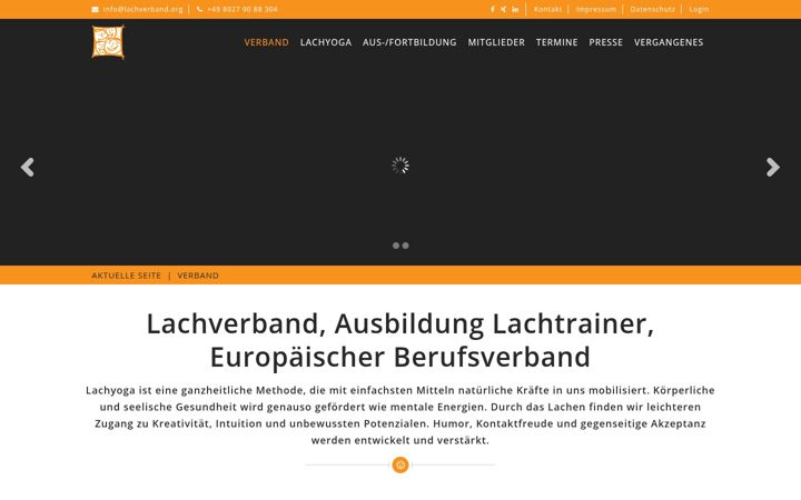 Screenshot of lachverband.org