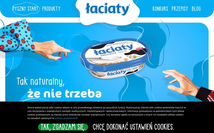 Screenshot of laciatyija.pl