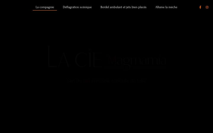 Screenshot of laciemagmamia.be