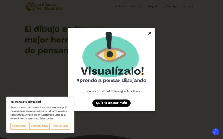 Screenshot of lacienciadelgarabato.com