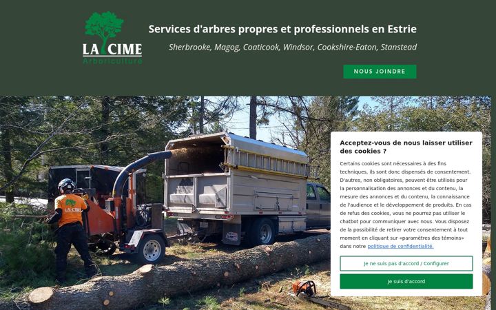 Screenshot of lacimearboriculture.com