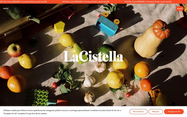 Screenshot of lacistella.com