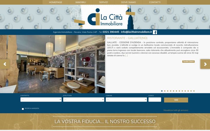 Screenshot of lacittaimmobiliare.it