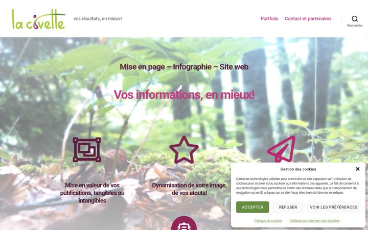 Screenshot of lacivette.ch