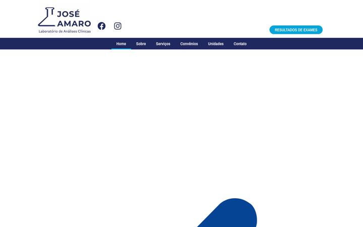 Screenshot of lacjoseamaro.com.br