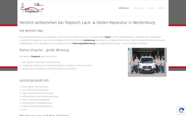 Screenshot of lack-dellen-trepesch.de
