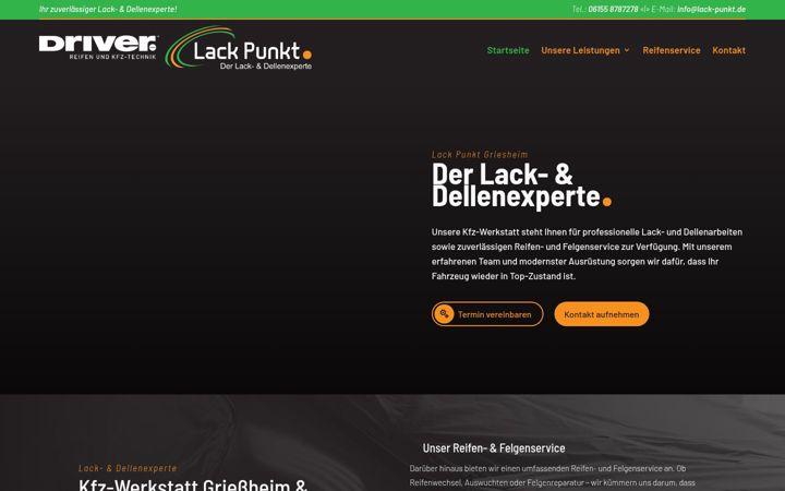 Screenshot of lack-punkt.de