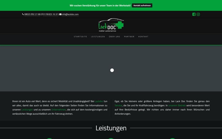 Screenshot of lackdoc.com