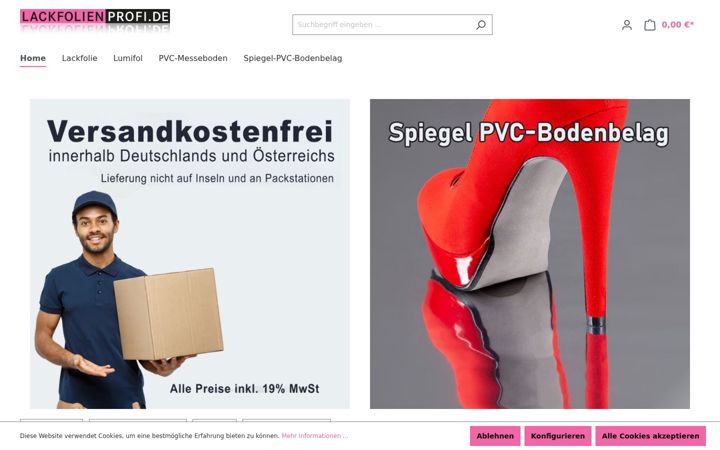 Screenshot of lackfolienprofi.de
