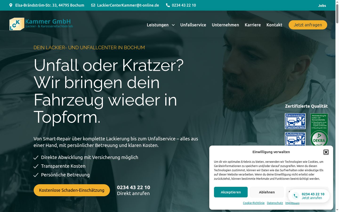 Zrzut ekranu banera zgody wyświetlanego przed jakąkolwiek interakcją