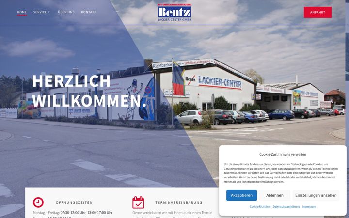 Screenshot of lackier-center.de