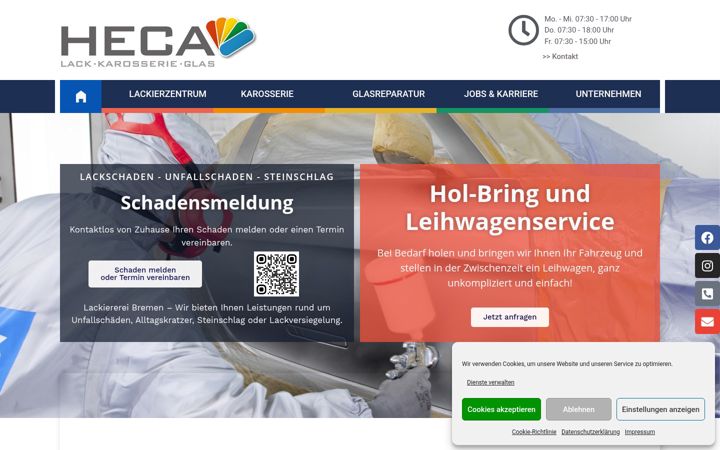 Screenshot of lackiererbremen.de