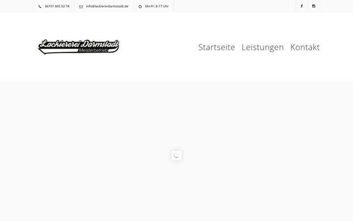 Screenshot of lackiererdarmstadt.de