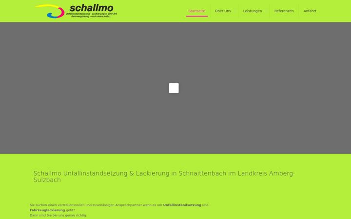 Screenshot of lackiererei-schallmo.de